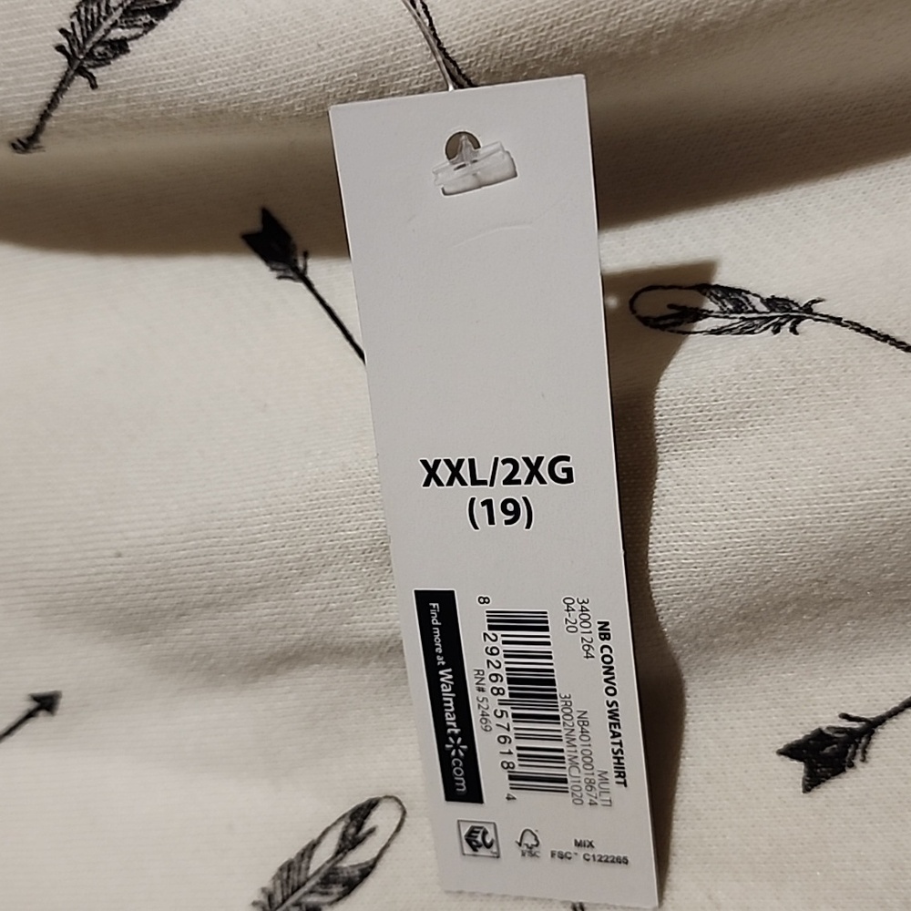 No Boundaries Half Zip Hoodie Sweatshirt NWT Size XXlarge - Picture 8 of 10